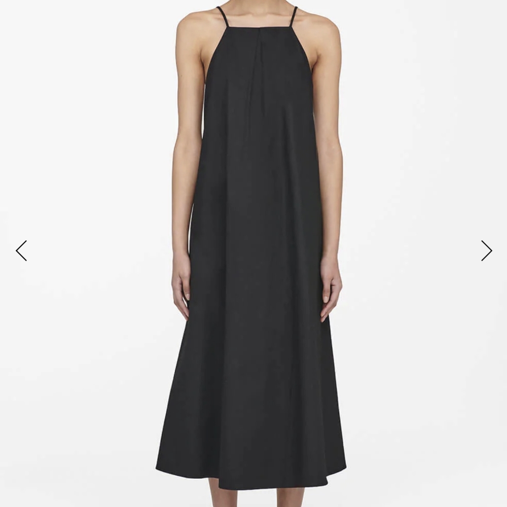 Anine Bing Black Midi Dress
